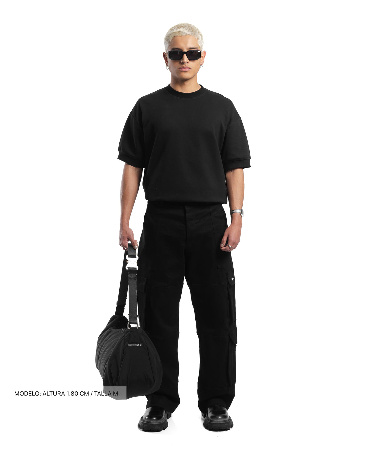 MB BLACK DENIM CARGO