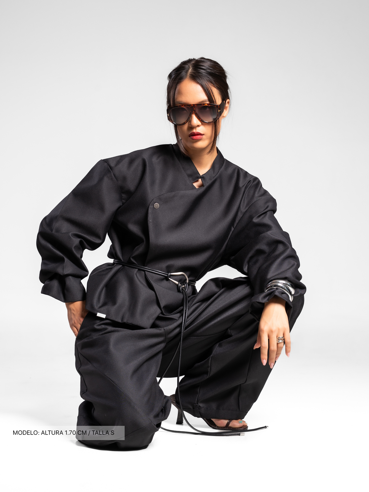 KIMONO PANTS BLACK