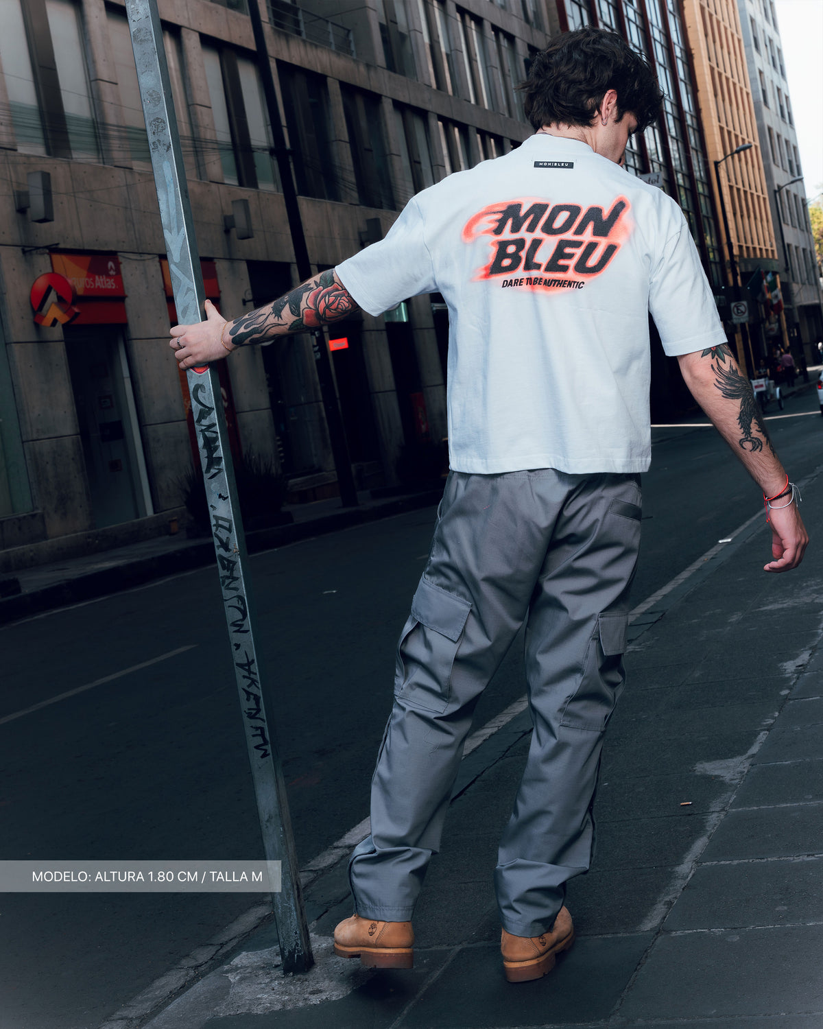 MB GREY CARGO PANTS