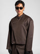 KIMONO JACKET COFFEE