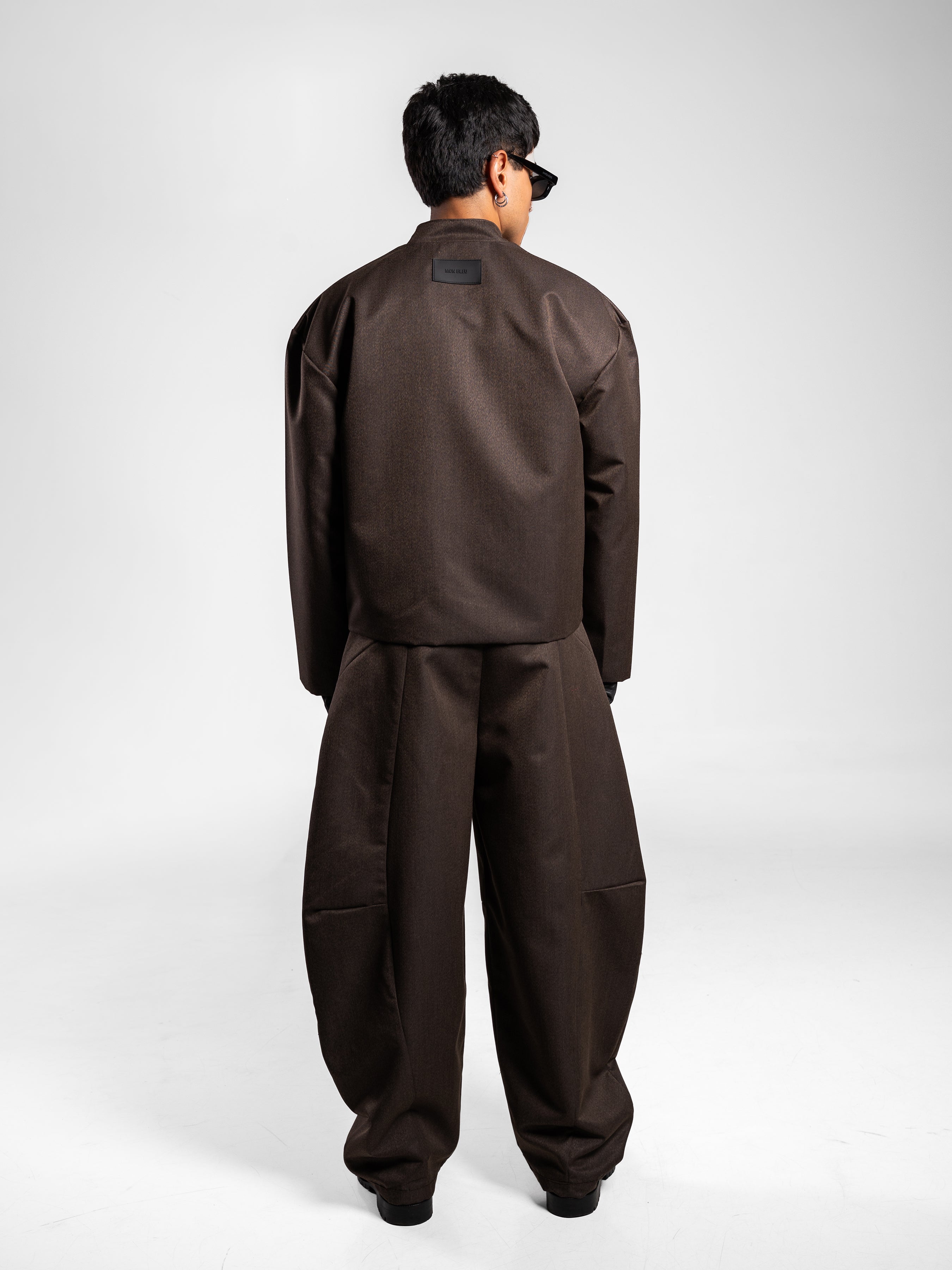 KIMONO JACKET COFFEE