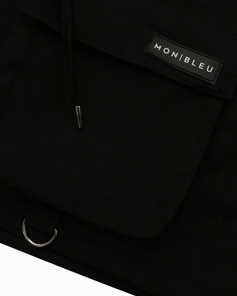 MB BLACK CARGO SHORTS