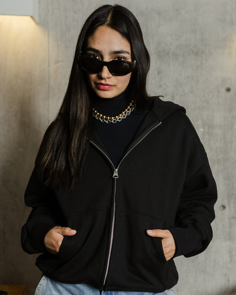 BASIC BLACK HOODIE