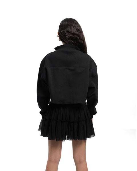 BASIC CROP HOODIE