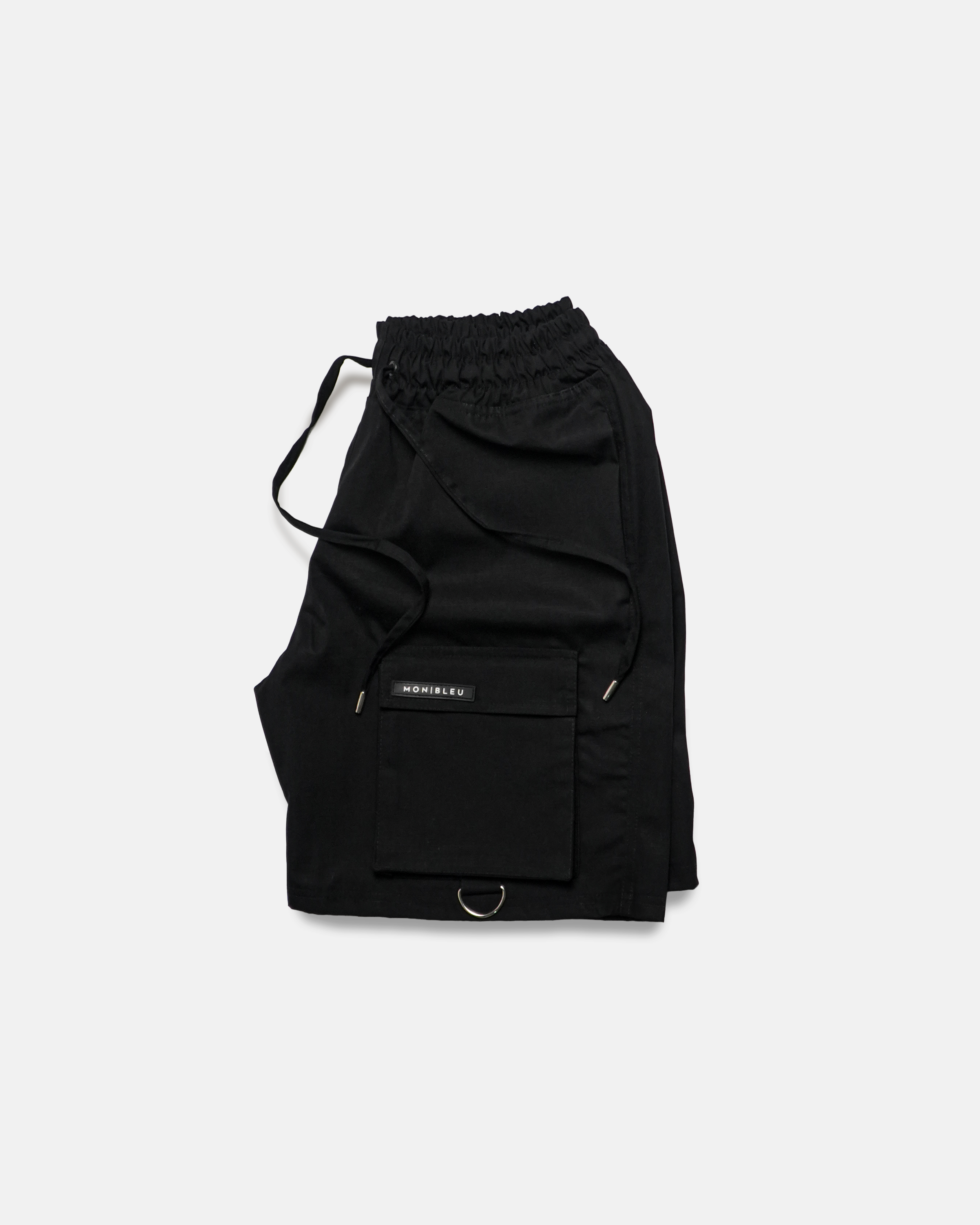 MB BLACK CARGO SHORTS