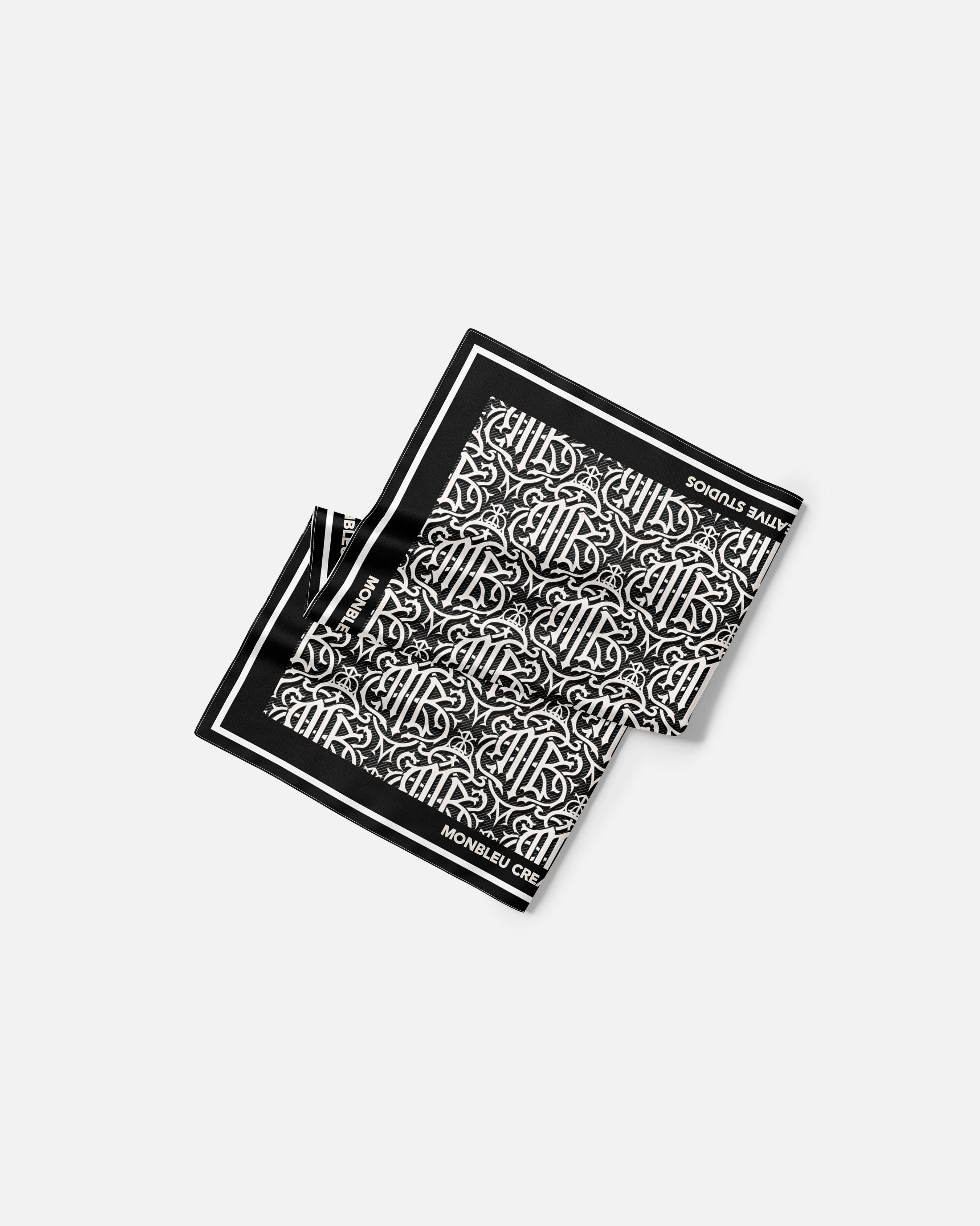 DARK MONOGRAM SCARF
