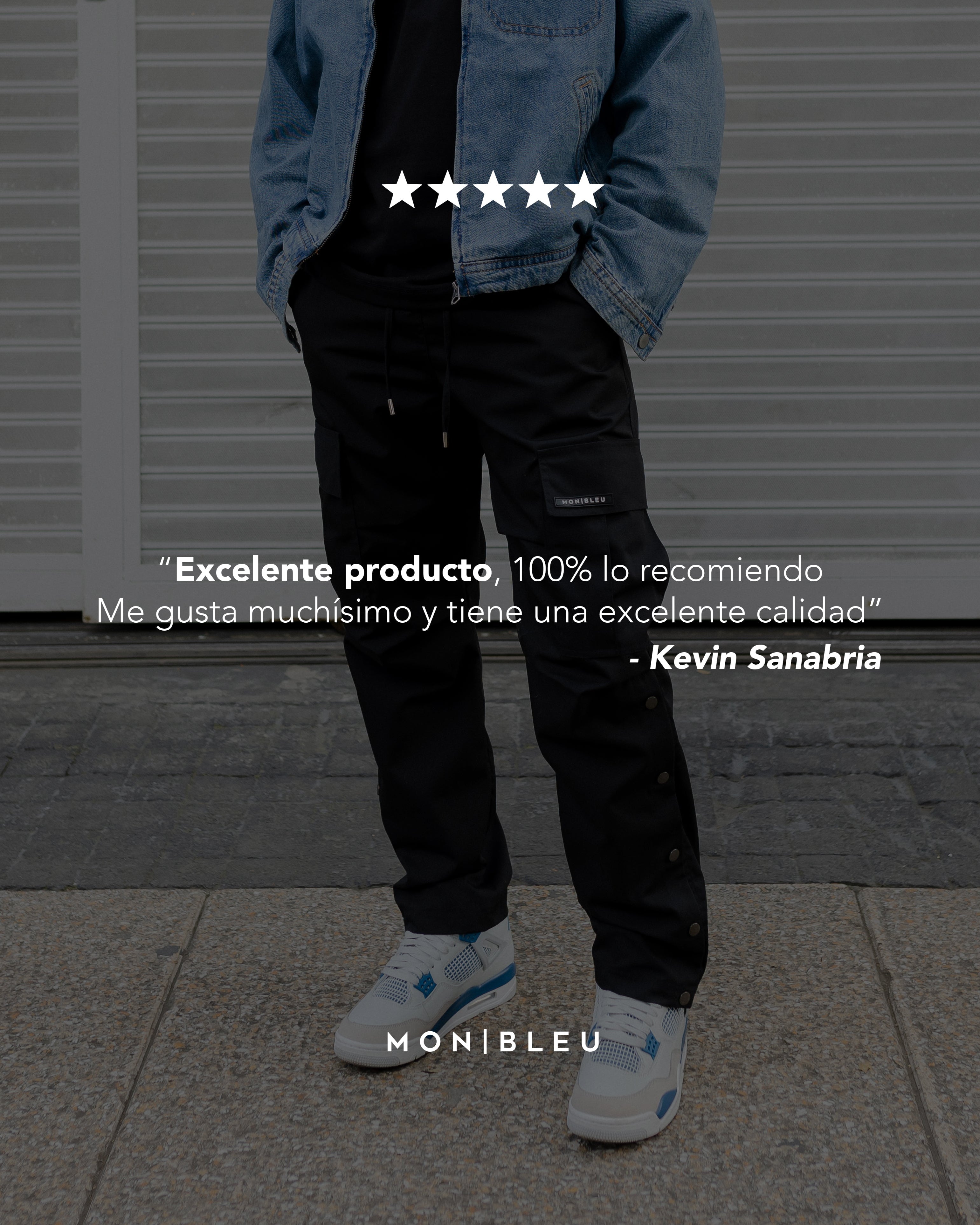 MB BLACK CARGO PANTS