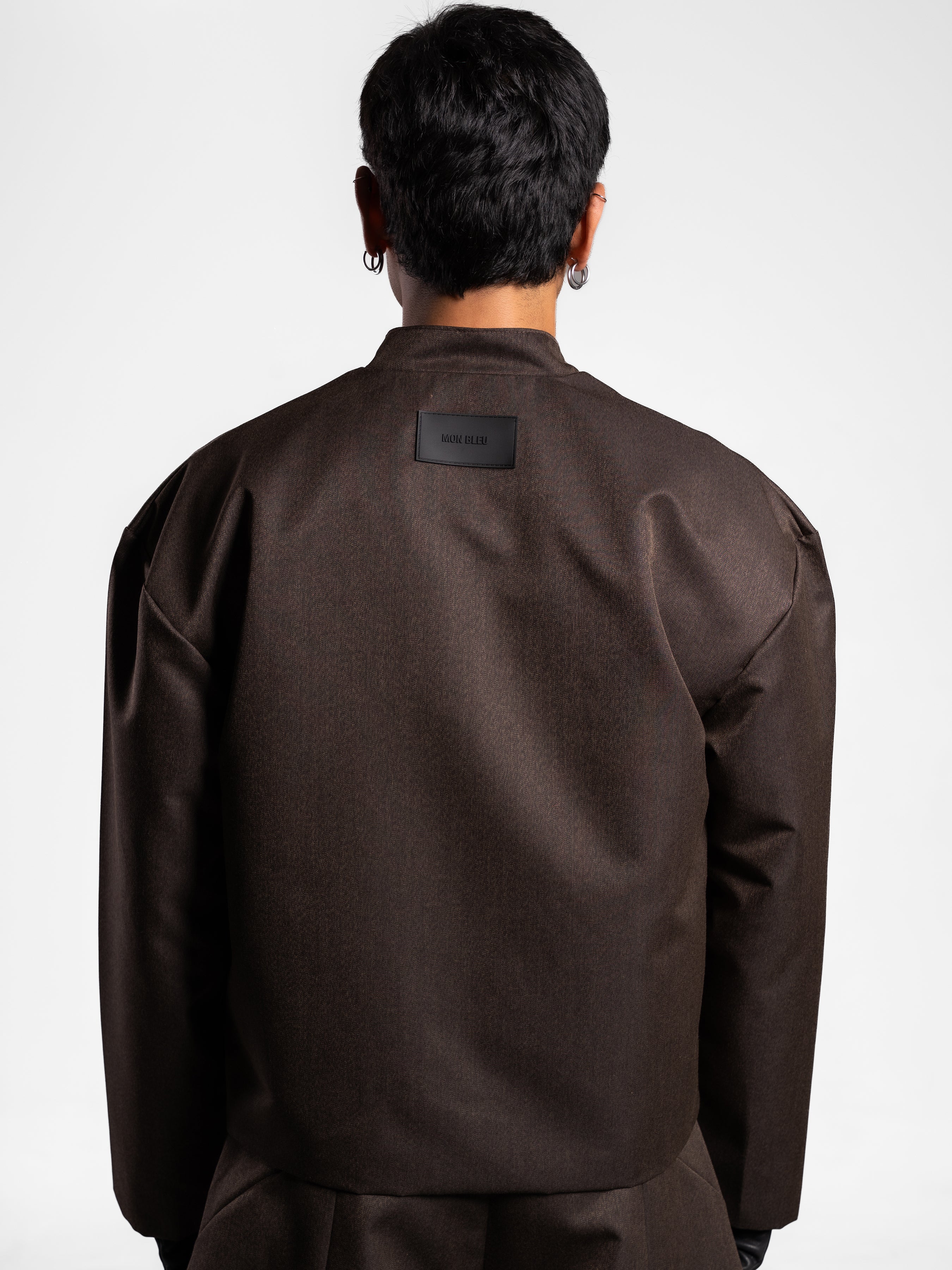 KIMONO JACKET COFFEE