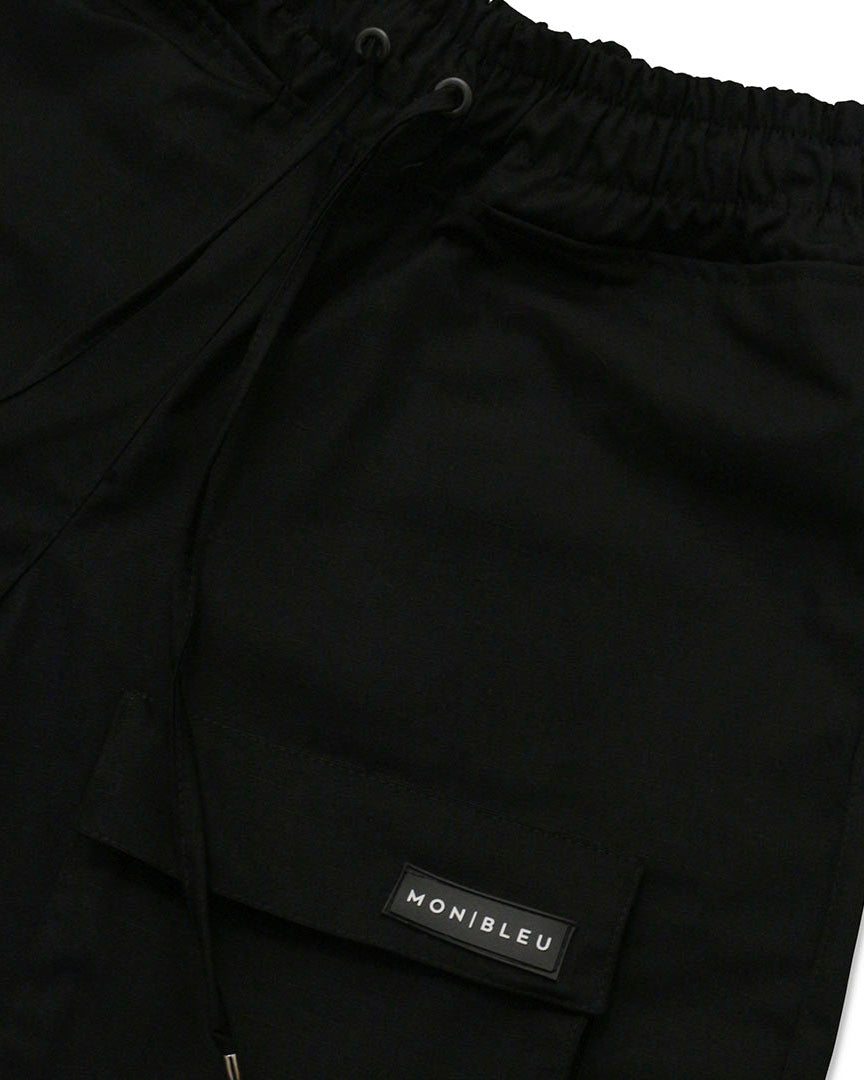 MB BLACK CARGO SHORTS